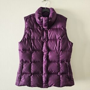 Eddie Bauer Women's Goose Down Puffer Vest- size Med